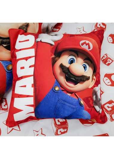 Super Mario Movie Jump Square Cushion (40cm x 40cm)