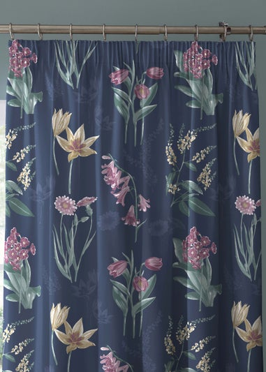 Dreams & Drapes Caberne Pencil Pleat Curtains With Tie-Backs