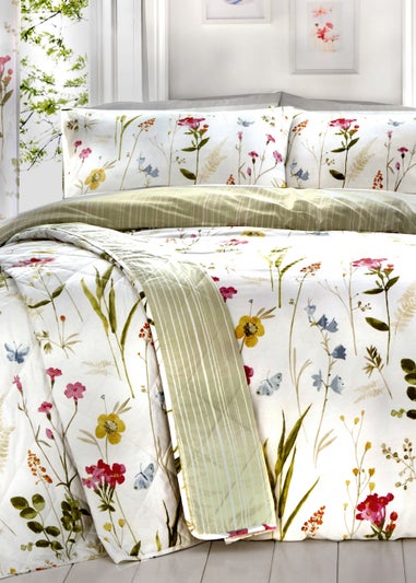 Dreams & Drapes Spring Glade Reversible Multi Bedspread