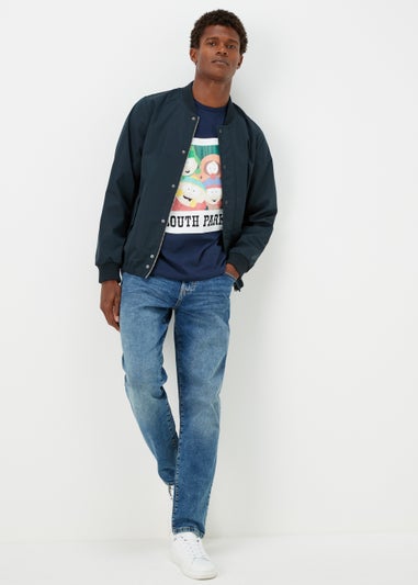 Navy South Park Print T-Shirt