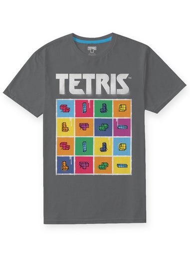 Charcoal Tetris T-Shirt