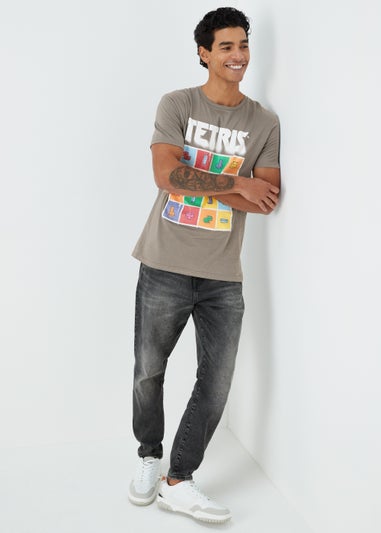 Charcoal Tetris T-Shirt