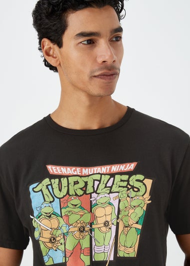 Kids Blue Teenage Mutant Ninja Turtle Print T-Shirt (5-12yrs) - Matalan