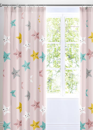 Cosatto Happy Stars Pencil Pleat Curtains