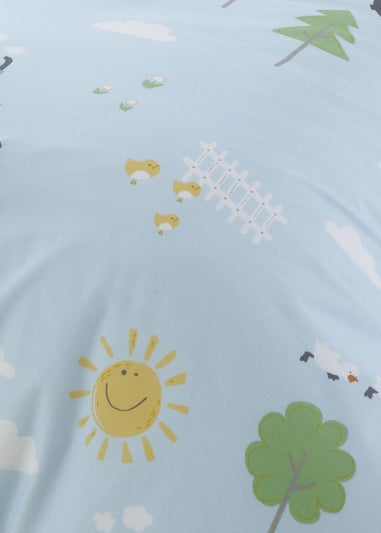 Bedlam Farmyard Friends Blue Duvet Cover Set