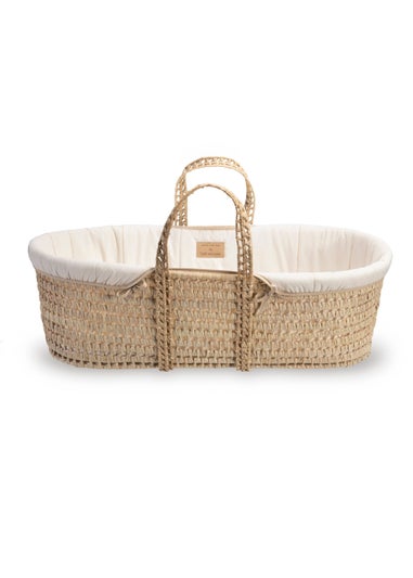 Clair de Lune Cream Organic Palm Moses Basket