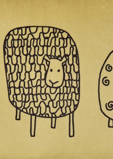 Fusion Dotty Sheep Filled Cushion