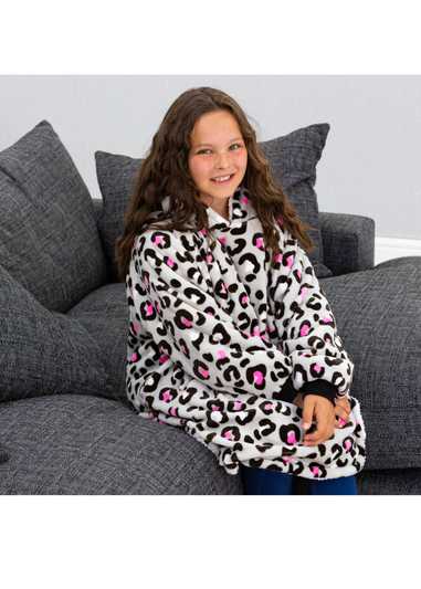 HUGZEE Neon Leopard Wearable Fleece