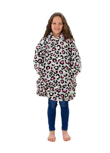 HUGZEE Neon Leopard Wearable Fleece