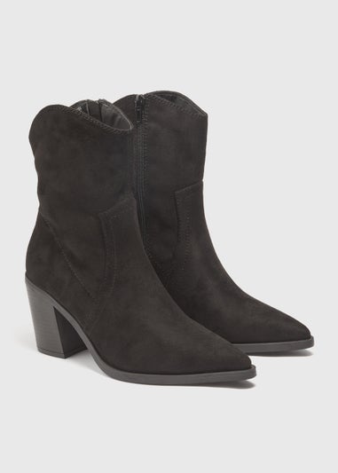 Et Vous Black Formal Western Boots