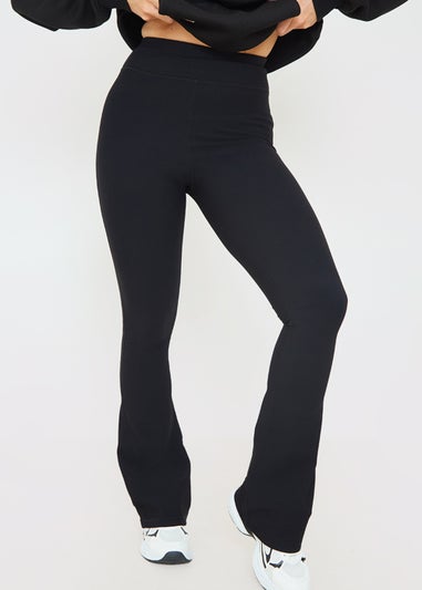 In the Style Jac Jossa Black Ribbed Trousers