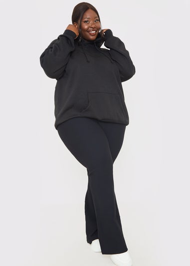 In the Style Jac Jossa Black Ribbed Trousers