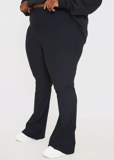 In the Style Jac Jossa Black Ribbed Trousers