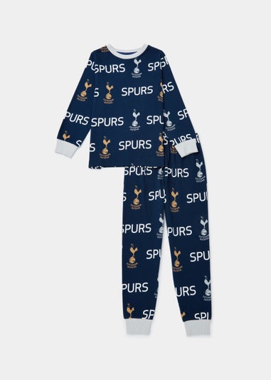 Kids Navy Spurs Football Club Pyjama Set (4-12yrs)