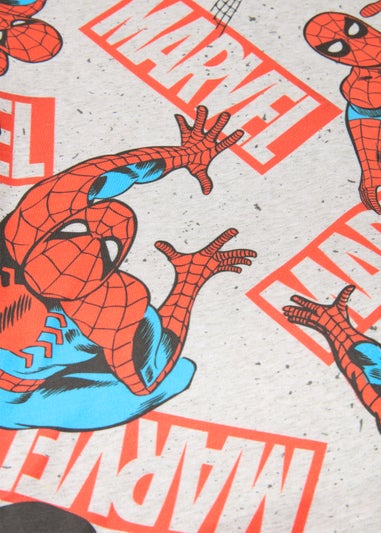 Kids Grey Marvel Spider-Man Pyjama Set (5-12yrs)