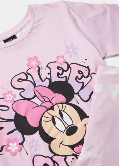 Kids Lilac Disney Minnie Mouse No Sleep Pyjama Set (3-13yrs)