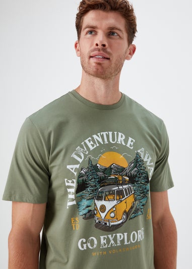 Green VW Print T-Shirt