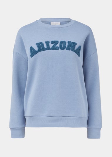 Blue Arizona Boucle Sweatshirt