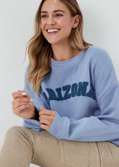 Blue Arizona Boucle Sweatshirt