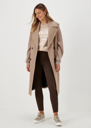 Beige Love Paris Sweatshirt
