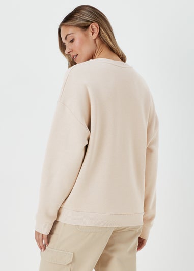Beige Paris Sweatshirt