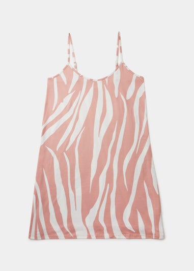 Pink Animal Print Chemise