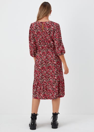 Papaya Petite Pink Ditsy Floral Dress