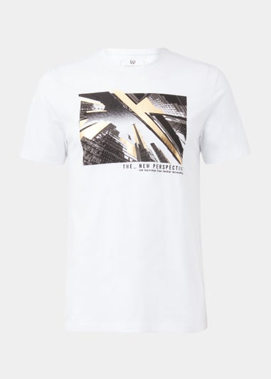 US Athletic White Foil T-Shirt