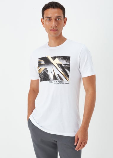 US Athletic White Foil T-Shirt