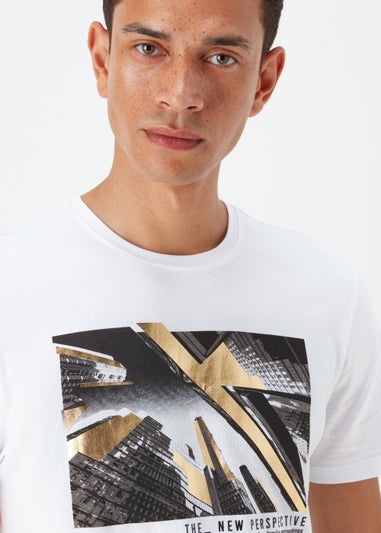 US Athletic White Foil T-Shirt