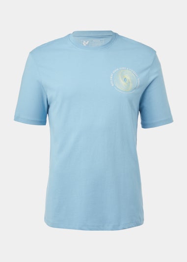 US Athletic Light Blue Graphic T-Shirt