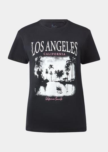 Black LA Palm Tree T-Shirt