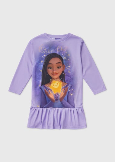 Kids Lilac Disney Wish Nightie (3-9yrs)