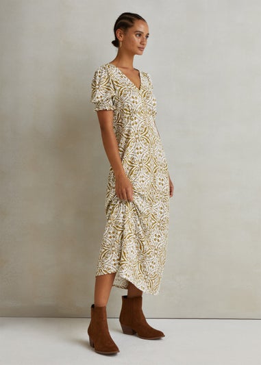 Stone Tile Empire Midi Dress