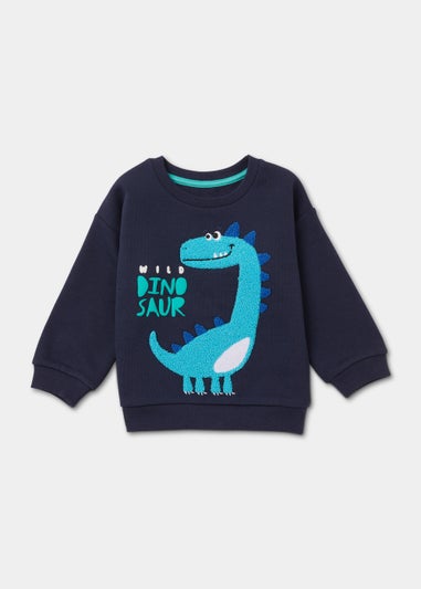 Boys Multicoloured Dinosaur Print Crewneck Sweatshirt (9mths-6yrs)