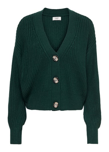 JDY Justy Green Knitted Cardigan