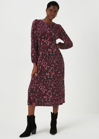 Et Vous Multicoloured Print Midi Dress