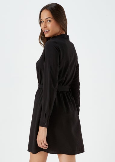 Black Tie Shirt Dress