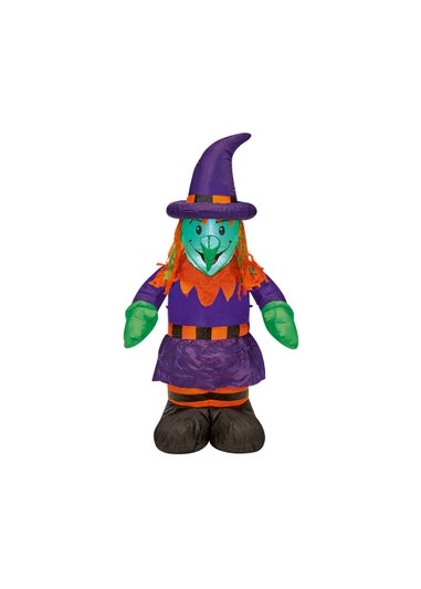 Premier Decorations Lit Inflatable Standing Witch (120cm)