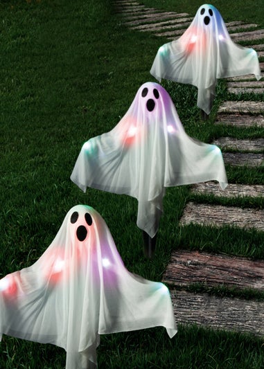 Premier Decorations Set of 3 Battery Operated Ghost Path Lights