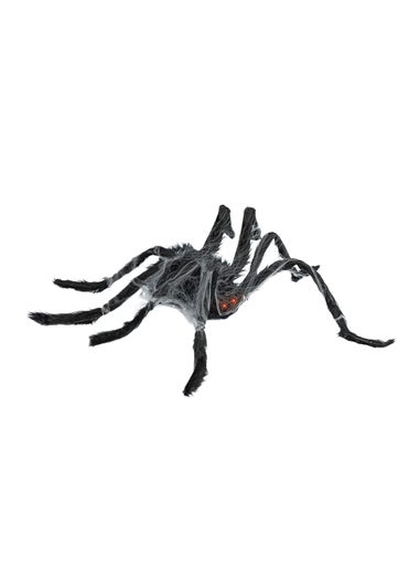 Premier Decorations Battery Operated Walking Spider with Cobweb (80cm x 18cm x 8cm)