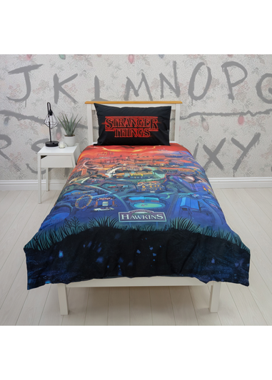 Stranger Things Town Panel Duvet Set