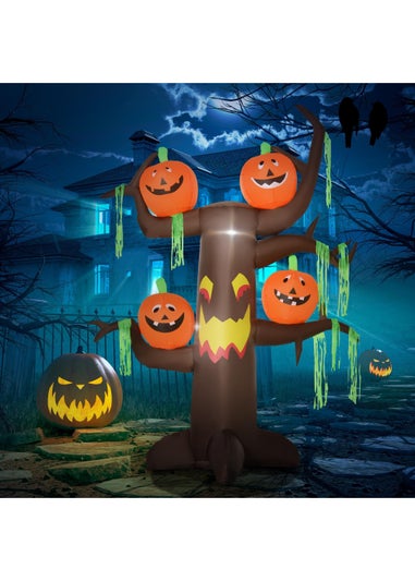 HOMCOM LED Inflatable Ghost Tree (180cm x 80cm x 240cm)