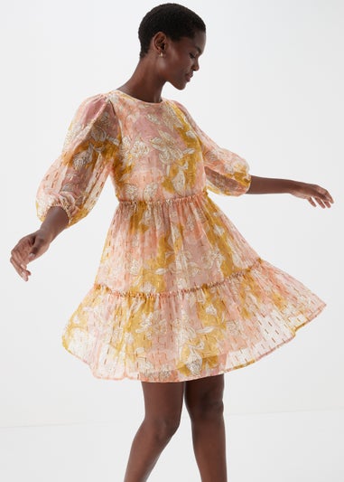 Et Vous Multicoloured Floral Mini Dress