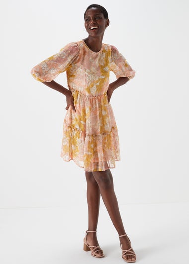 Et Vous Multicoloured Floral Mini Dress