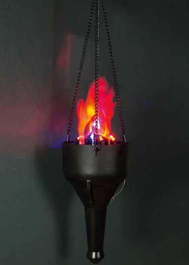 Lanterne med LED flame-effect - Matronics