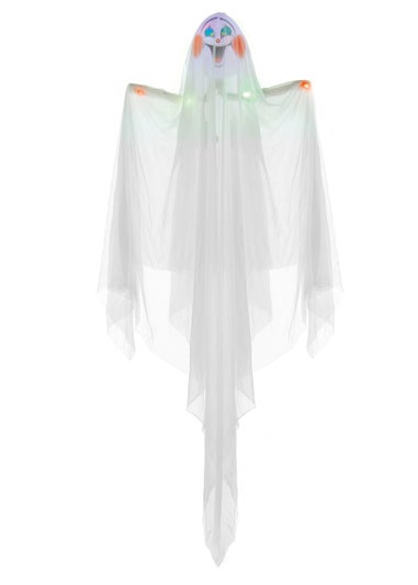 Premier Decorations Battery Operated Lit Hanging Ghost (153cm)