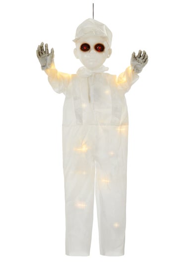 Premier Decorations Battery Operated Lit Hanging Ghost Boy (90cm)