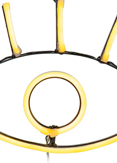 Premier Decorations Neon Effect Hanging Eye (41cm)