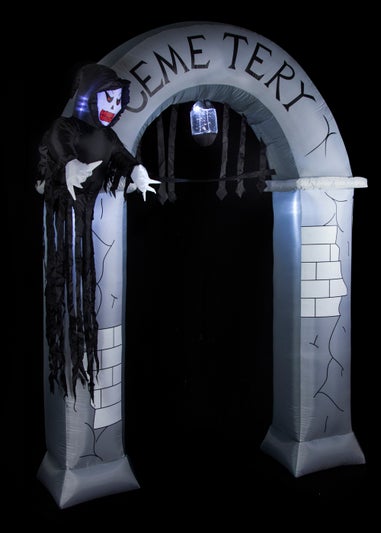 Premier Decorations 2.4m Lit Inflatable Halloween Arch